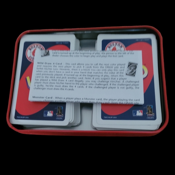 UNO Boston Red Sox Special Edition Card Game - Picture 9 of 14
